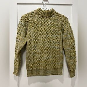 100% wool Don Parker Cable Knit Sweater - small